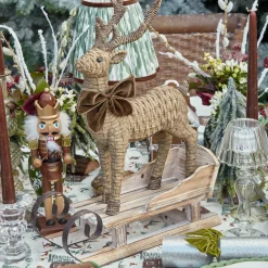 Chocolate Brown & Gold Nutcracker (Pair)
