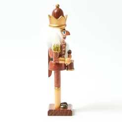 Chocolate Brown & Gold Nutcracker (Pair)