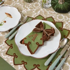Chocolate Brown Napkin Bows (Set of 4)