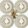Chocolate Josephine Dinner & Starter Plates (Set of  8)