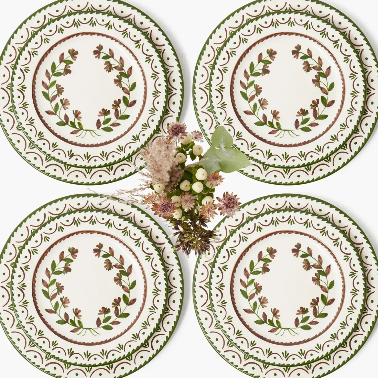 Chocolate Josephine Dinner & Starter Plates (Set of 8)