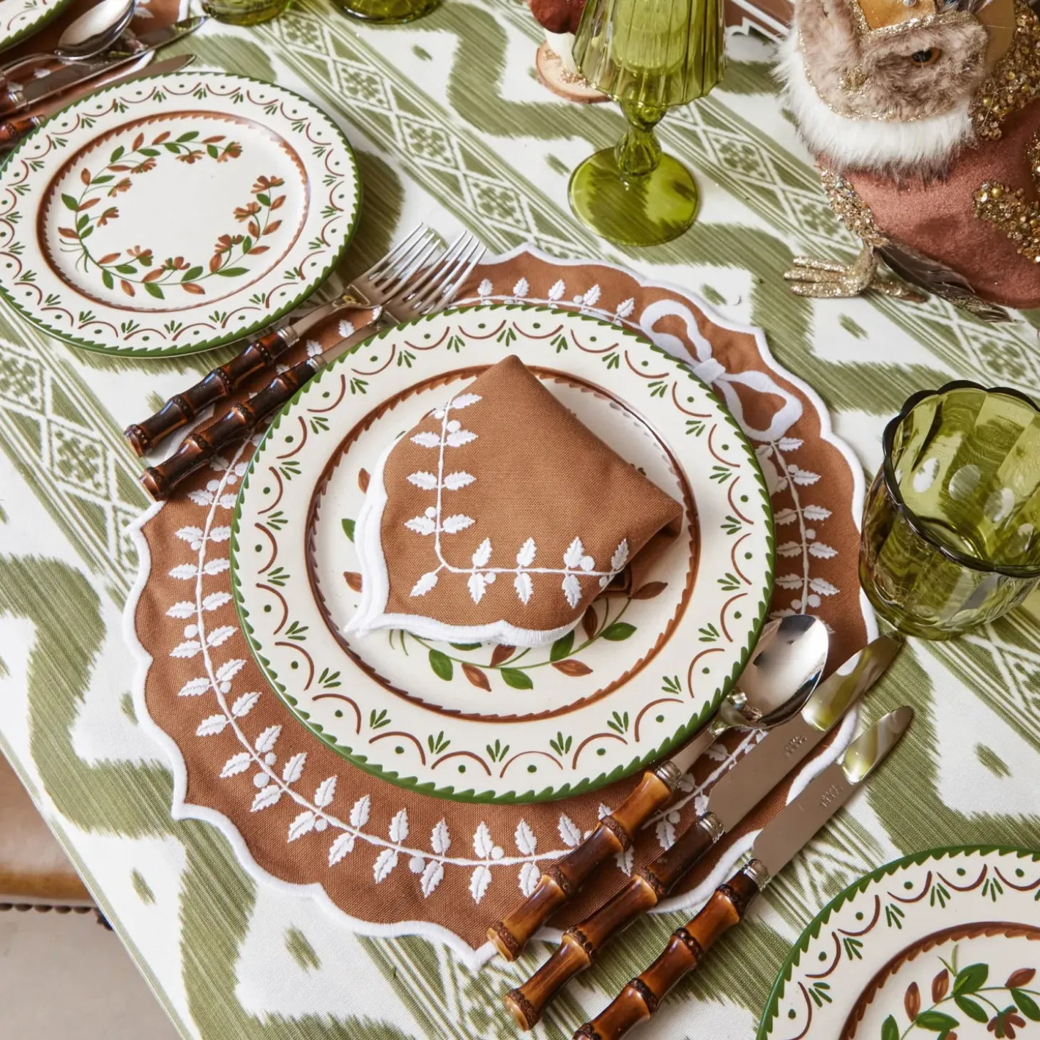 Chocolate Josephine Dinner & Starter Plates (Set of 8)