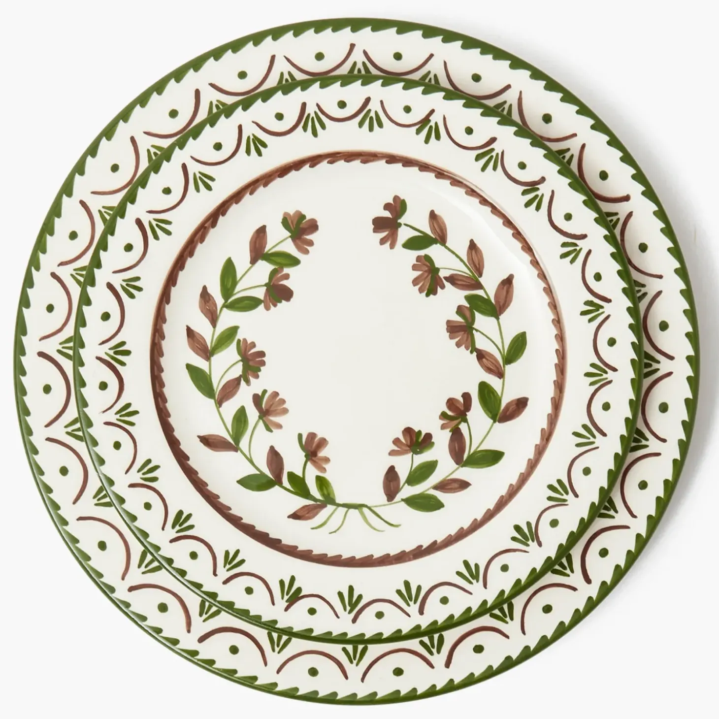 Chocolate Josephine Dinner & Starter Plates (Set of 8)