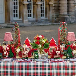 Christmas Garland Dinner & Starter Plates (Set of 8)