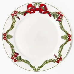 Christmas Garland Dinner Plate