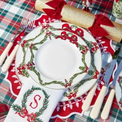 Christmas Garland Starter Plate (Set of 4)
