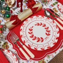 Christmas Wreath Glasses (Set of 4)