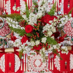 Christmas Wreath Glasses (Set of 4)
