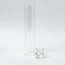 Claudia Glass Hurricane Candle Holder (Pair)