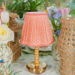 Coral Lotus Lampshade (18cm)