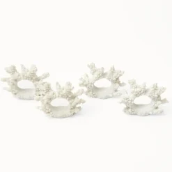 Coral Napkin Ring (Set of 4)