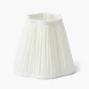 Cream Pleated Lampshade (18cm)