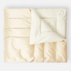Cream Silk Eiderdown
