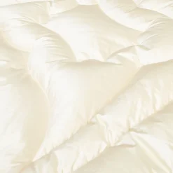 Cream Silk Eiderdown