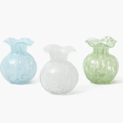 Dappled Glass Vases (Set of 3)