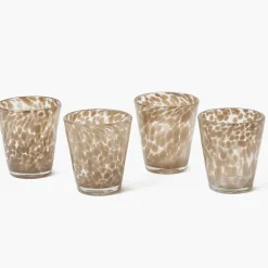 Dappled Sand Glasses (Set of 4)