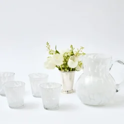 Dappled White Water Jug