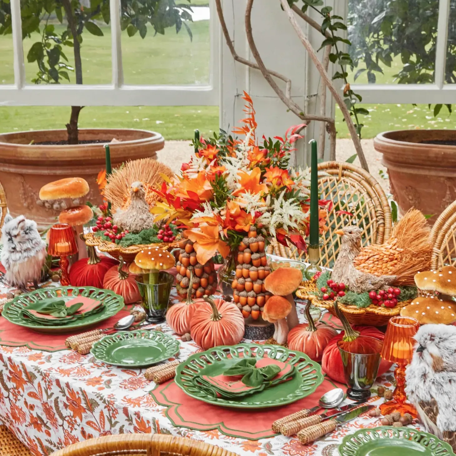 Decorative Raffia Turkey