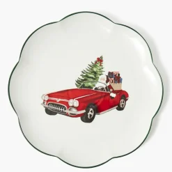 Driving Home for Christmas Dinner Plate