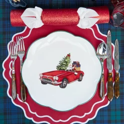 Driving Home for Christmas Dinner Plate