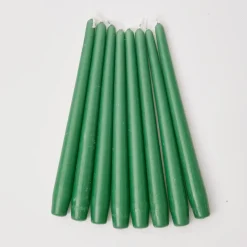 Dusty Green Candles (Set of 8)