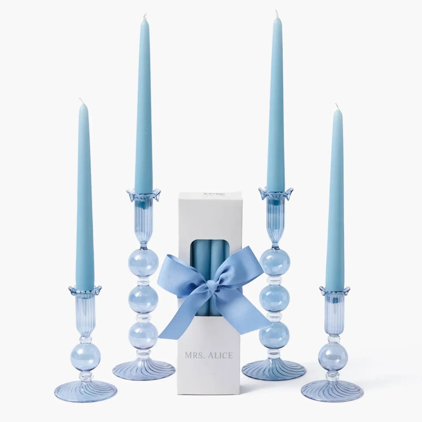 Eden Blue Candle Set