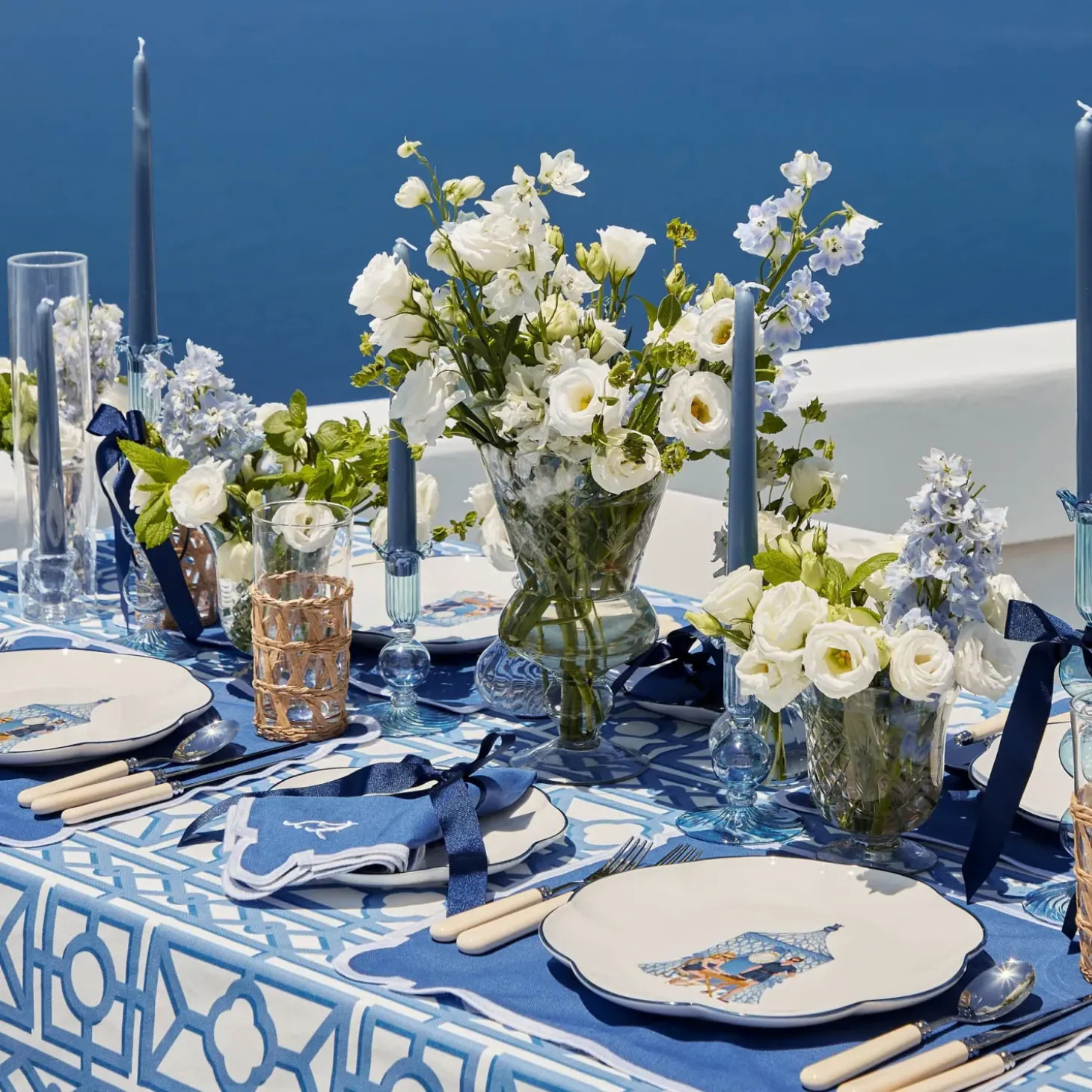 Eden Blue Candle Set (Navy)