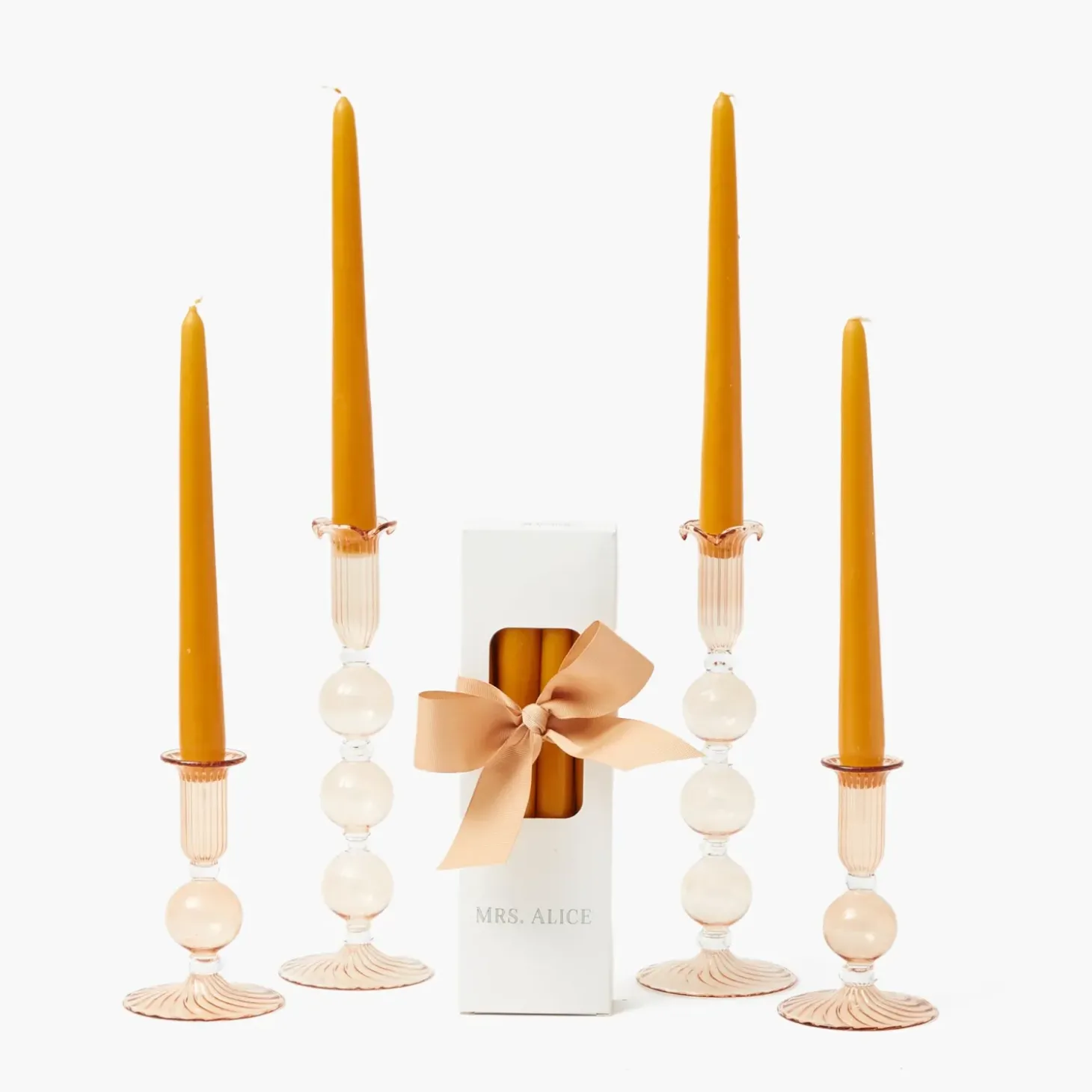 Eden Chestnut Candle Set (Mustard)
