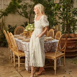 Edith Sand Placemats & Napkins (Set of 4)