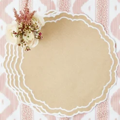 Edith Sand Placemats & Napkins (Set of 4)