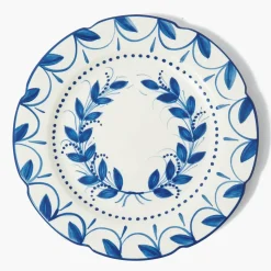 Elizabeth Blue Garland Dinner Plate