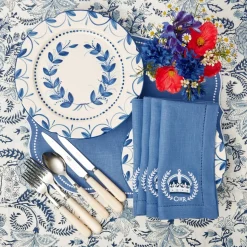 Elizabeth Blue Garland Dinner Plate