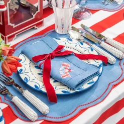 Elizabeth Blue Garland Dinner & Starter Plates (Set of 8)