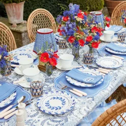 Elizabeth Blue Garland Starter Plate