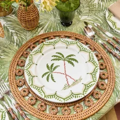 Elodie Round Rattan Placemats (Set of 4)