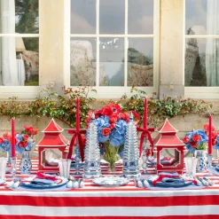 Eloise Blue & Red Placemats (Set of 4)