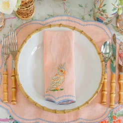 Eloise Coral & Blue Placemats (Set of 4)