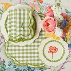 Eloise Green Gingham Napkins (Set of 4)