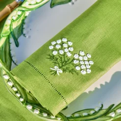 Eloise Green Placemats & Hydrangea Napkins (Set of 4)