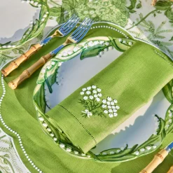 Eloise Green Placemats & Hydrangea Napkins (Set of 4)