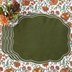 Eloise Green Placemats (Set of 4)