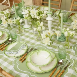 Emerald Hobnail Jug