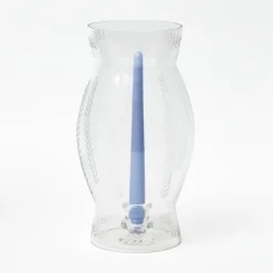 Engraved Glass Lantern