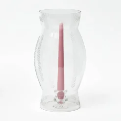 Engraved Glass Lantern
