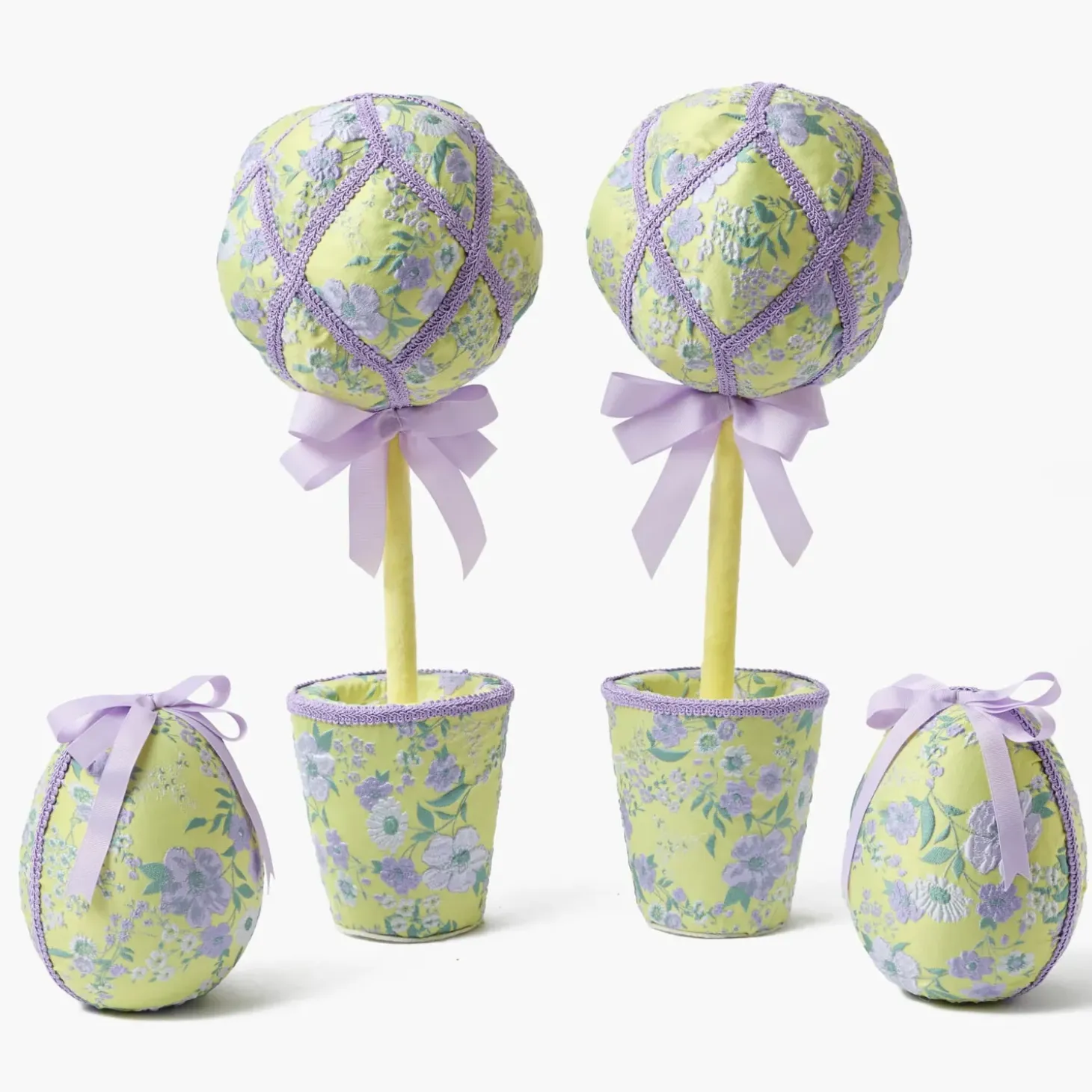 Fabric Easter Egg Tree (Pair)