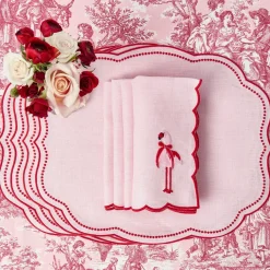 Faye Pink Flamingo Napkins (Set of 4)