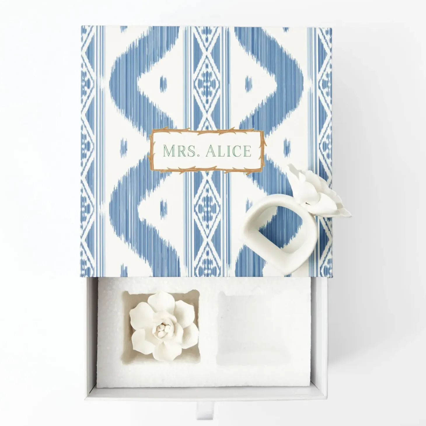 Fiore Porcelain Napkin Rings (Set of 4)