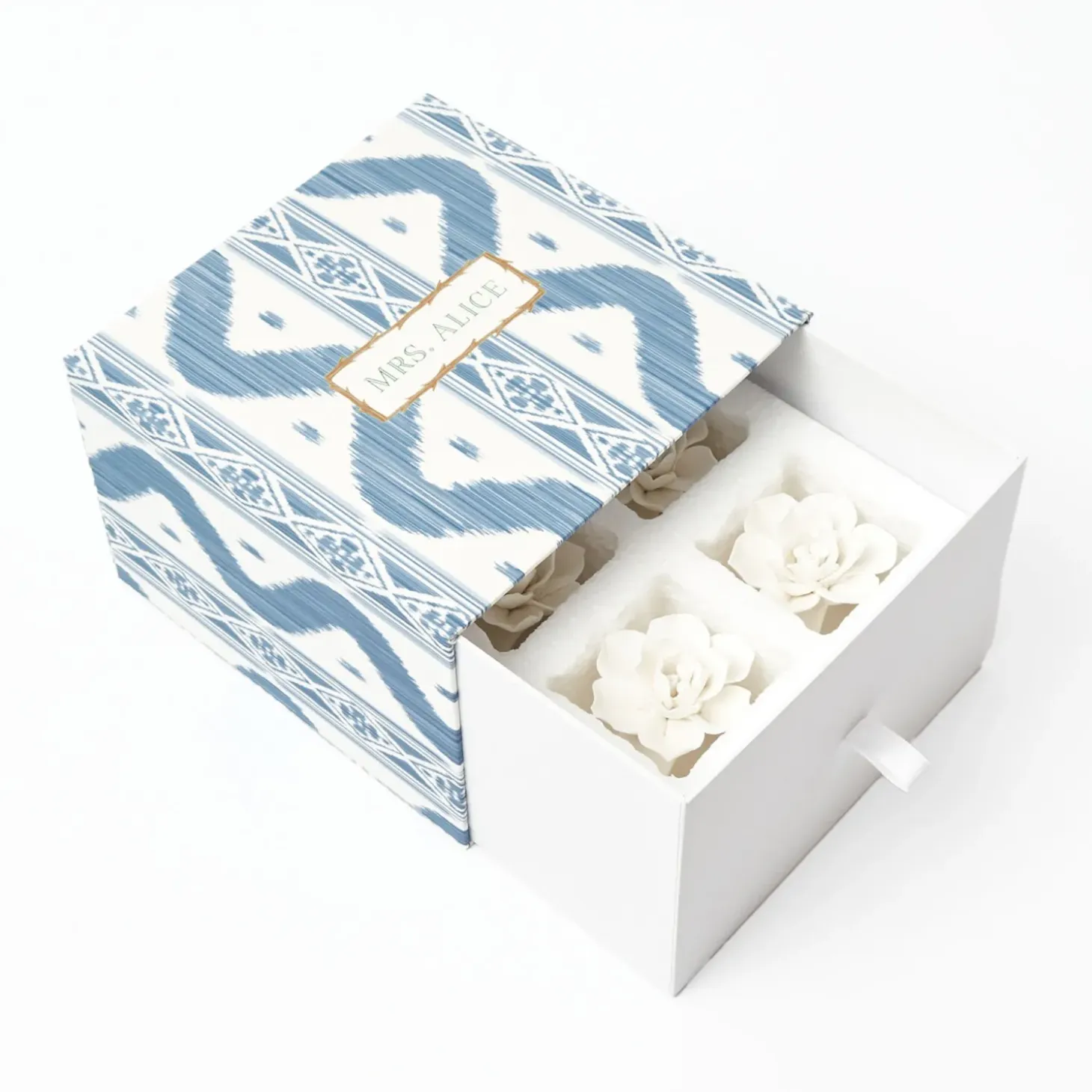 Fiore Porcelain Napkin Rings (Set of 4)
