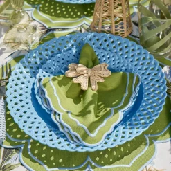 Fleur Green Placemats (Set of 4)