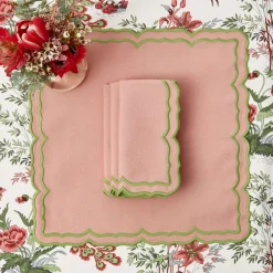 Fleur Pink Napkins (Set of 4)